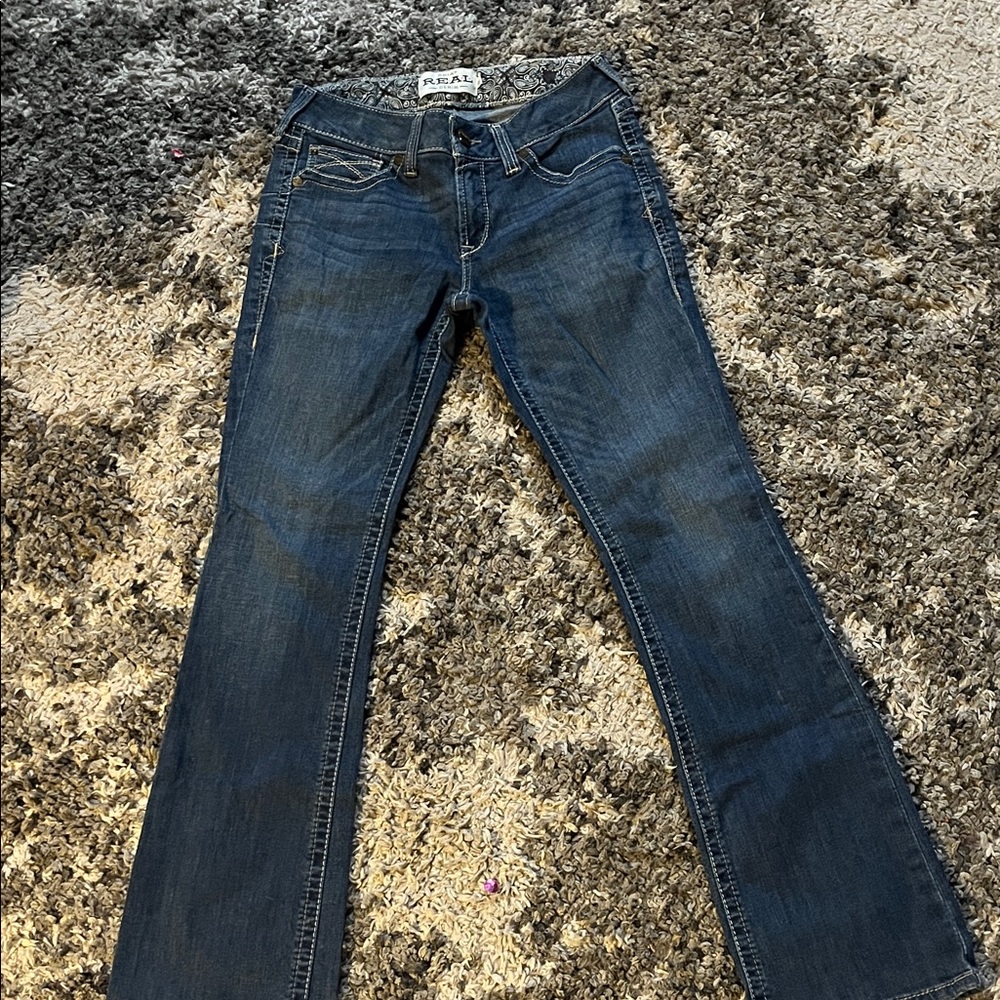 Ariat Women's Dark Blue Boot Cut Jeans